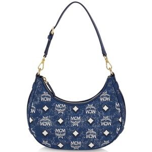 MCM Denim Blue Shoulder Bag
